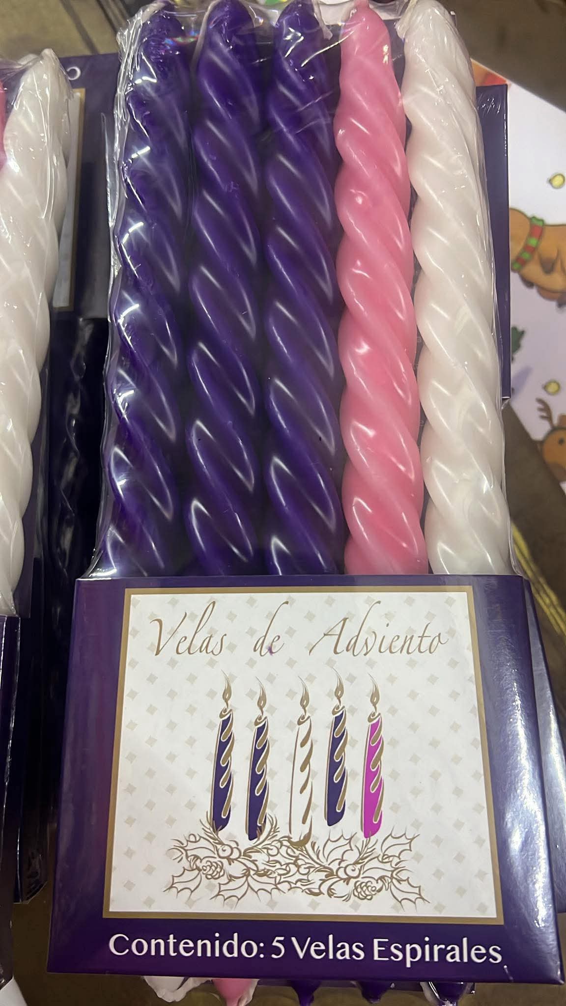 Paquete de Velas de Adviento